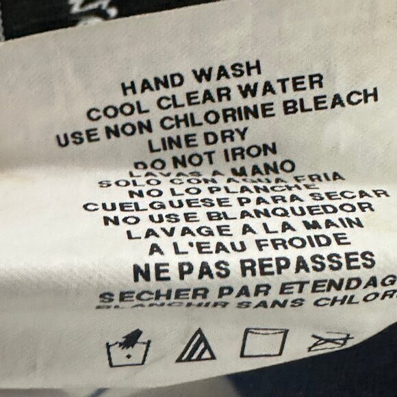 Miraclesuit Estilo Swimsuit – Navy/White, Tummy Control, Glam V-Neck - Size 12 - Picture 15 of 15